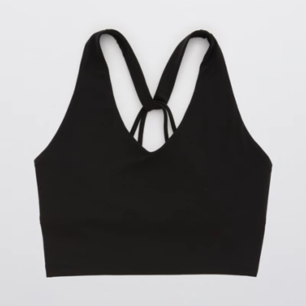 OFFLINE By Aerie Real Me Strappy Back Longline Sports Bra L